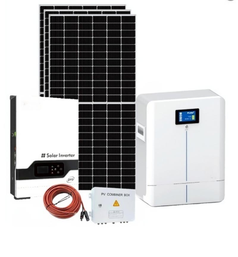 5KW hübriid päikeseenergia salvestussüsteem