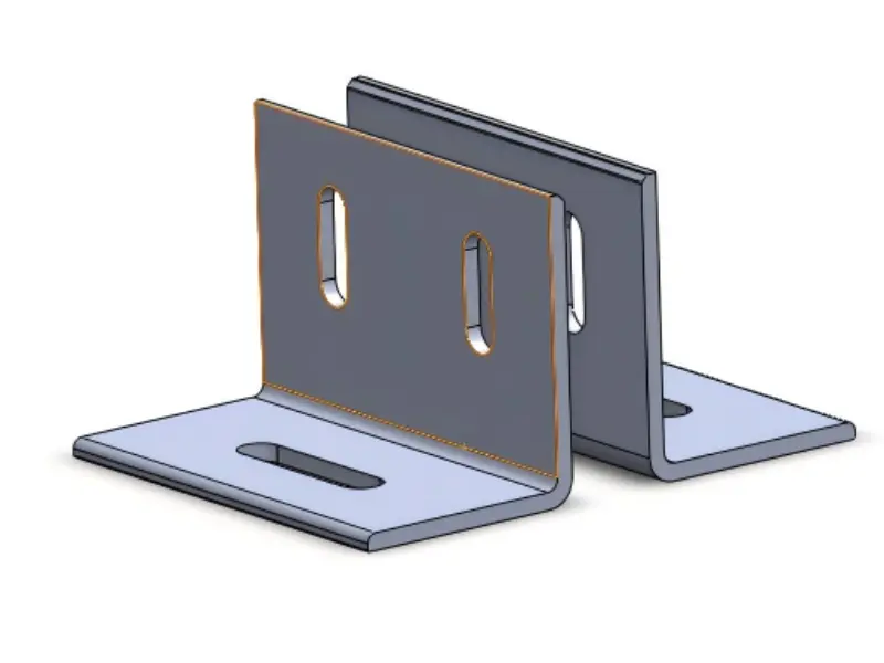 Kahe auguga terasest päikesepaneel